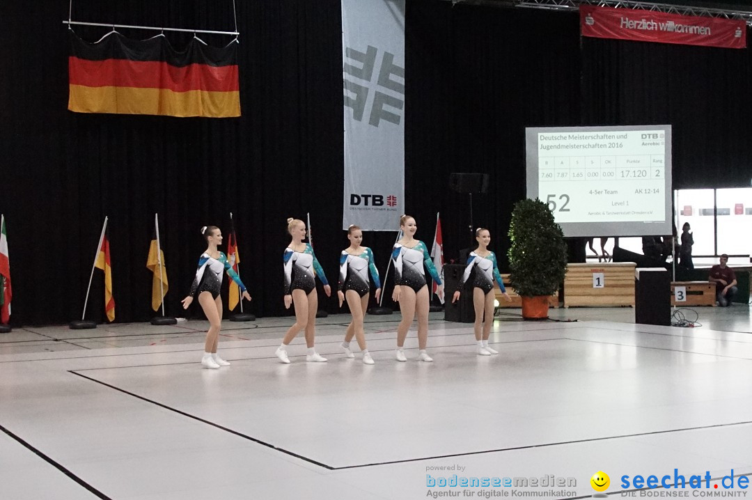 Deutsche Meisterschaften Aerobic 2016: Stockach am Bodensee, 02.10.2016