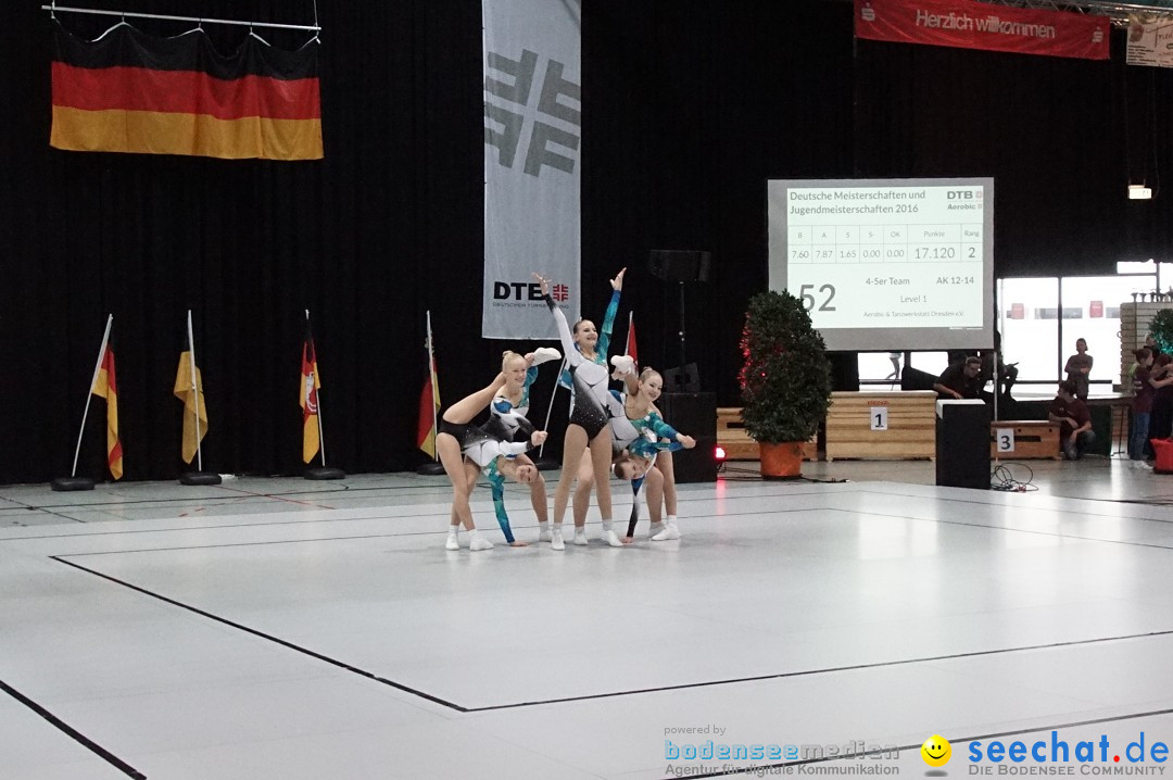 Deutsche Meisterschaften Aerobic 2016: Stockach am Bodensee, 02.10.2016