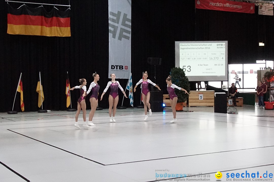 Deutsche Meisterschaften Aerobic 2016: Stockach am Bodensee, 02.10.2016