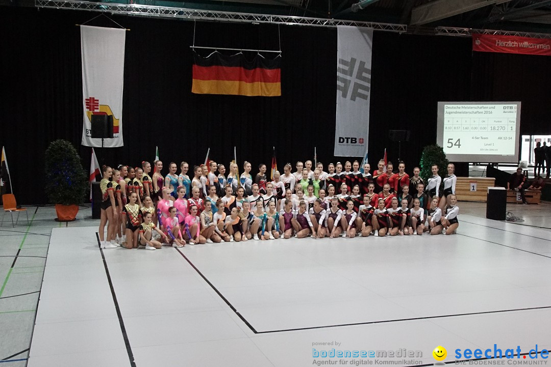 Deutsche Meisterschaften Aerobic 2016: Stockach am Bodensee, 02.10.2016