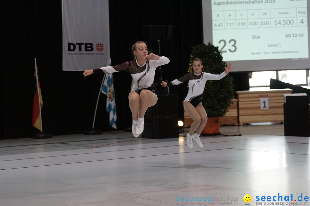 Deutsche Meisterschaften Aerobic 2016: Stockach am Bodensee, 02.10.2016