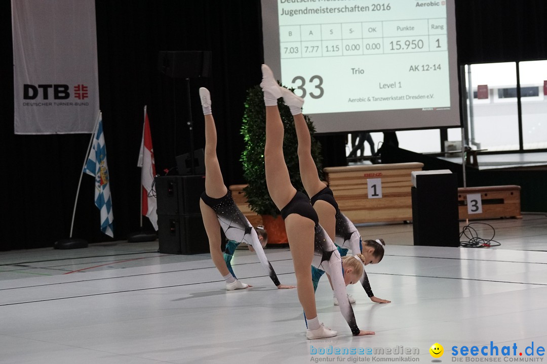 Deutsche Meisterschaften Aerobic 2016: Stockach am Bodensee, 02.10.2016