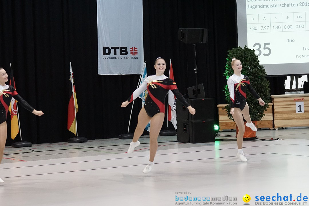 Deutsche Meisterschaften Aerobic 2016: Stockach am Bodensee, 02.10.2016