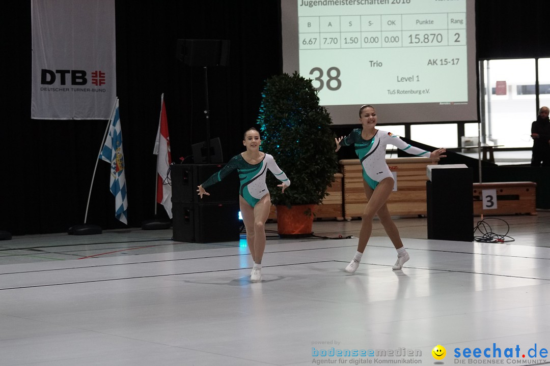 Deutsche Meisterschaften Aerobic 2016: Stockach am Bodensee, 02.10.2016