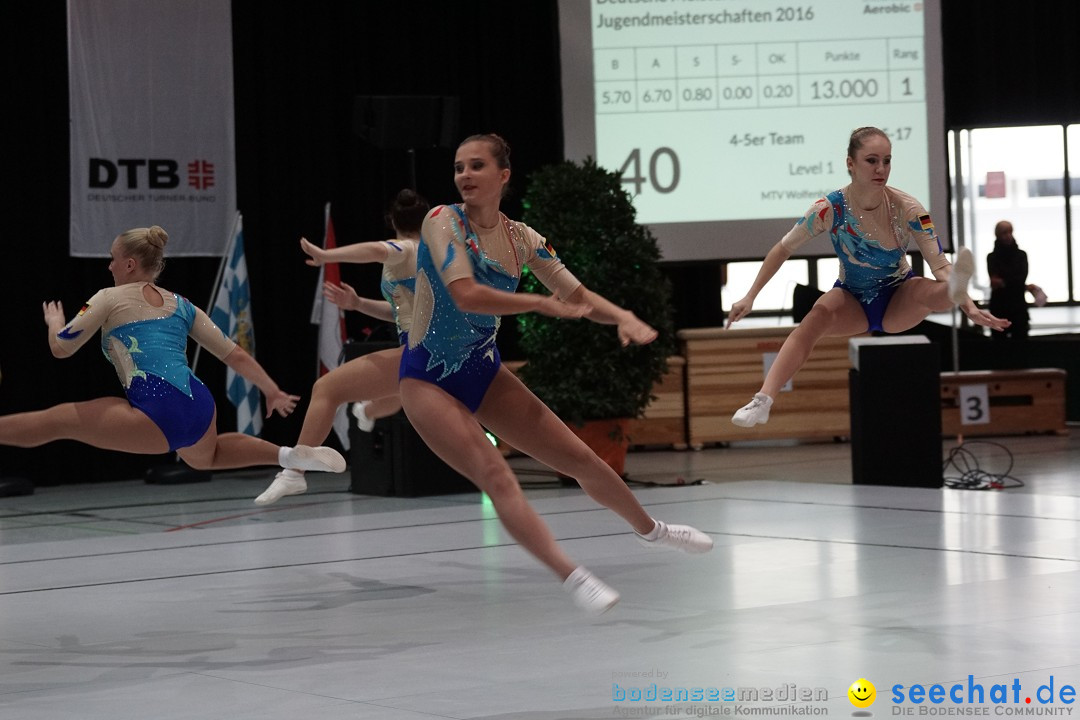 Deutsche Meisterschaften Aerobic 2016: Stockach am Bodensee, 02.10.2016