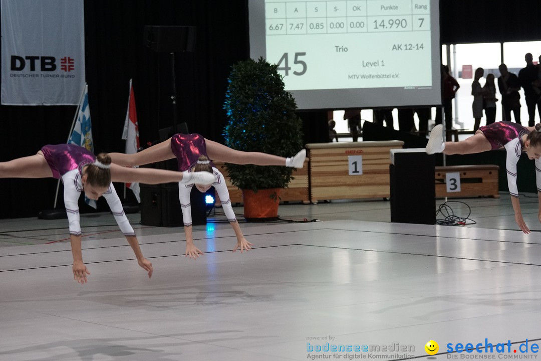 Deutsche Meisterschaften Aerobic 2016: Stockach am Bodensee, 02.10.2016