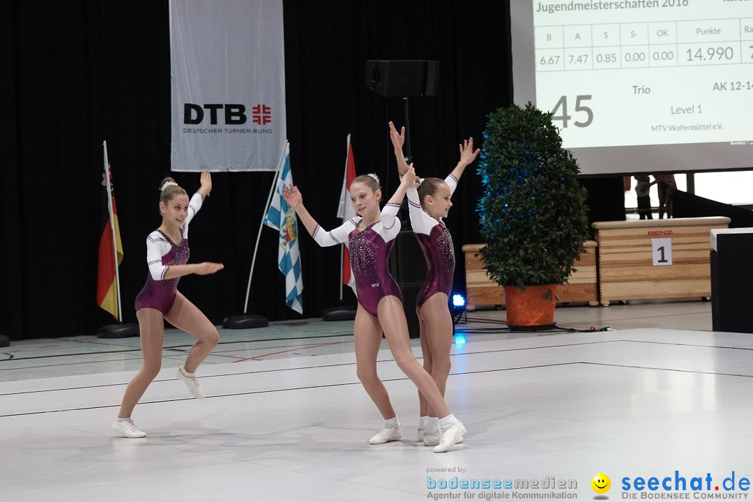 Deutsche Meisterschaften Aerobic 2016: Stockach am Bodensee, 02.10.2016