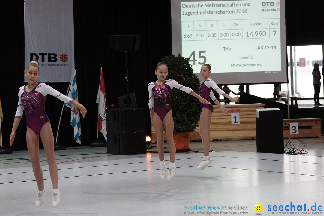 Deutsche Meisterschaften Aerobic 2016: Stockach am Bodensee, 02.10.2016