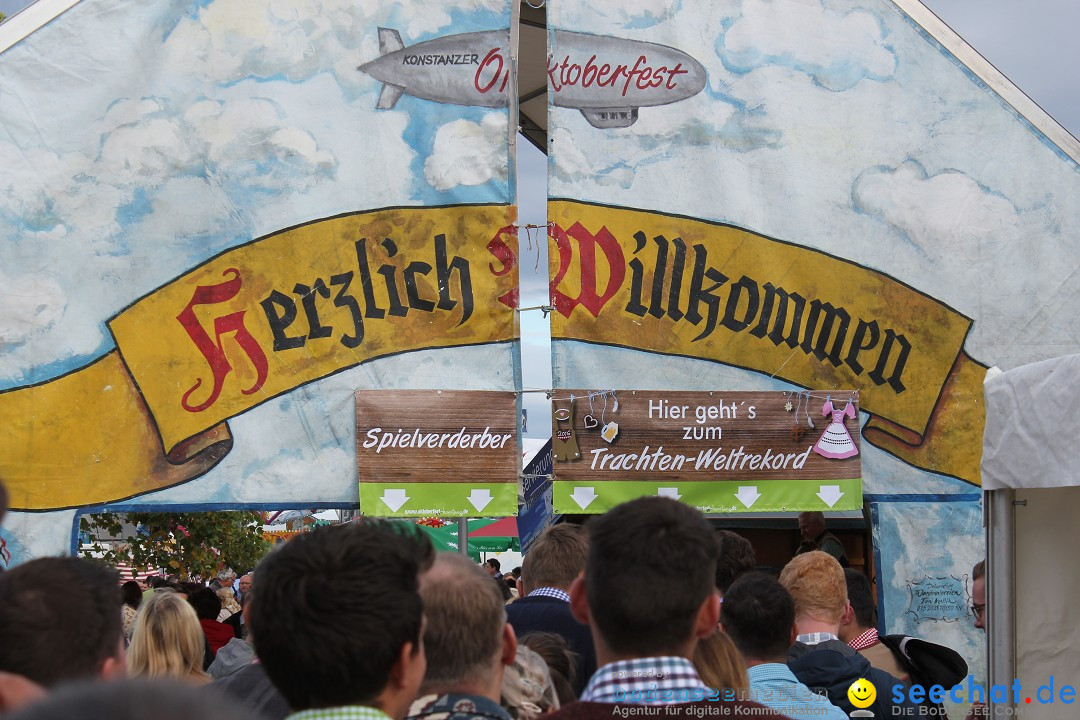 Oktoberfest am Bodensee - Trachen-Weltrekord: Konstanz, 02.10.2016