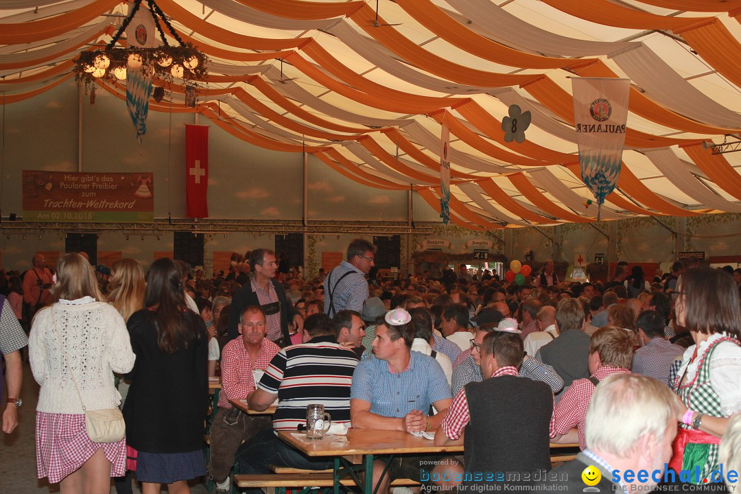 Oktoberfest am Bodensee - Trachen-Weltrekord: Konstanz, 02.10.2016