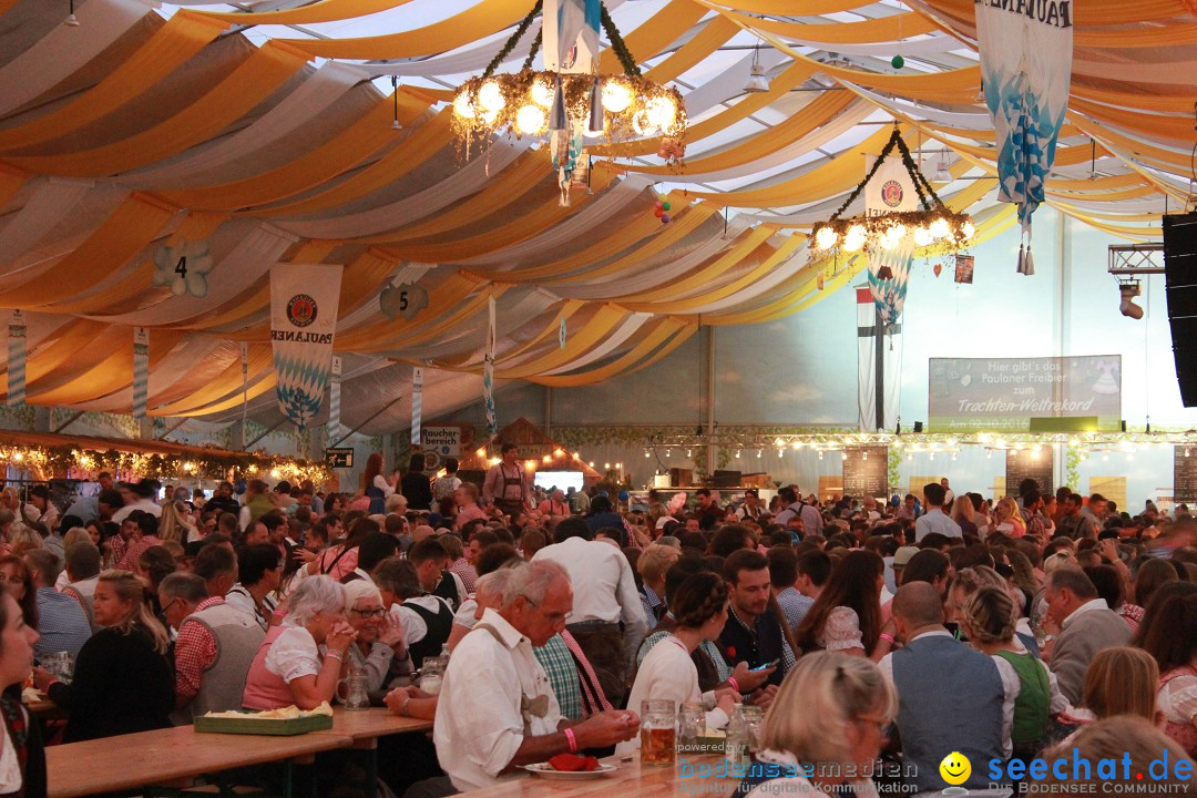 Oktoberfest am Bodensee - Trachen-Weltrekord: Konstanz, 02.10.2016