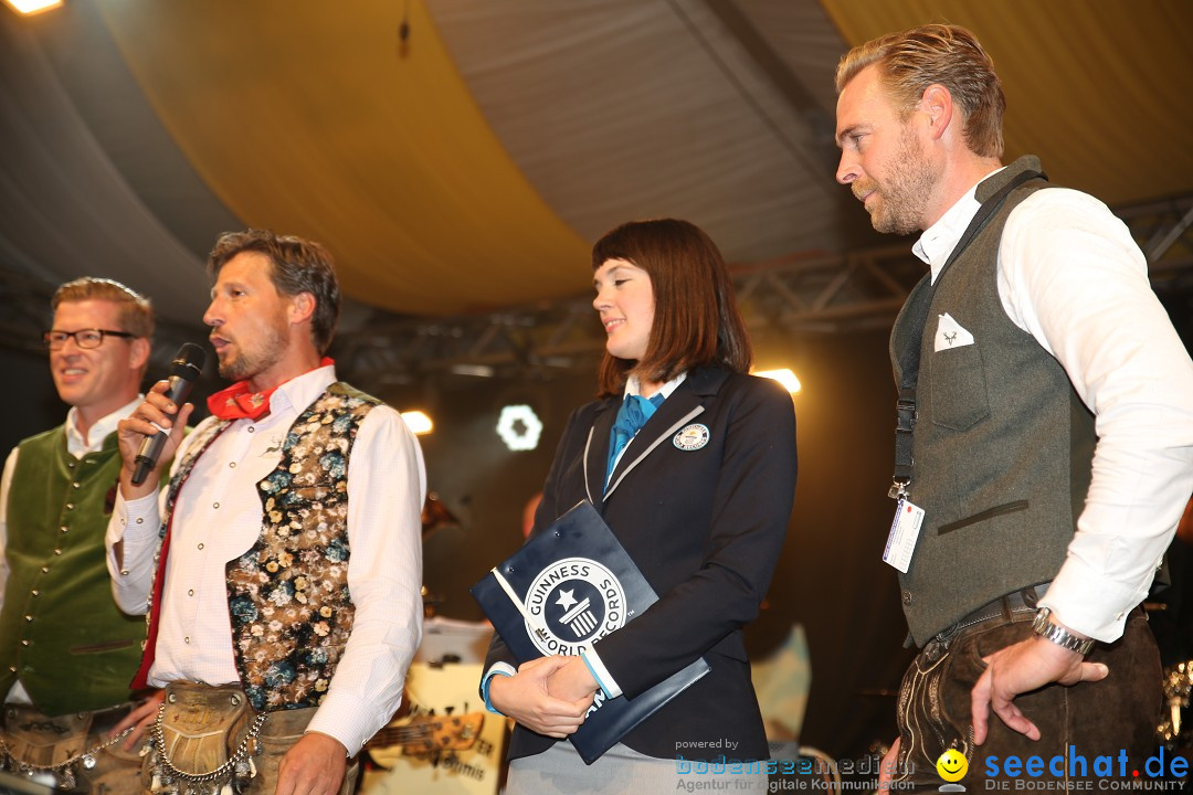 Oktoberfest am Bodensee - Trachen-Weltrekord: Konstanz, 02.10.2016