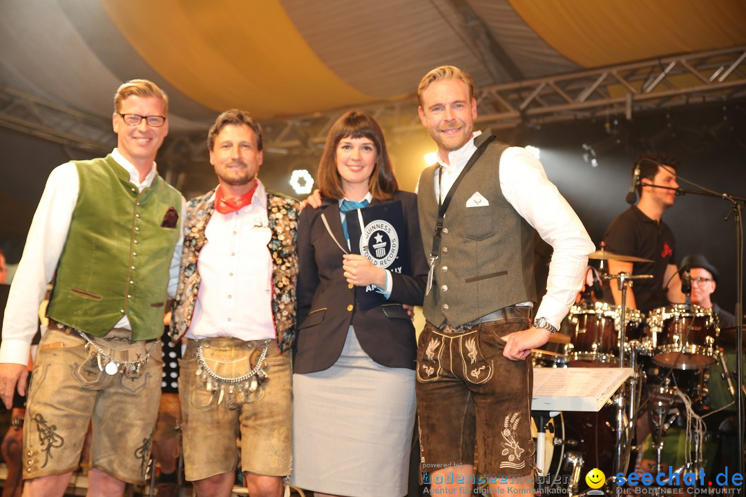 Oktoberfest am Bodensee - Trachen-Weltrekord: Konstanz, 02.10.2016