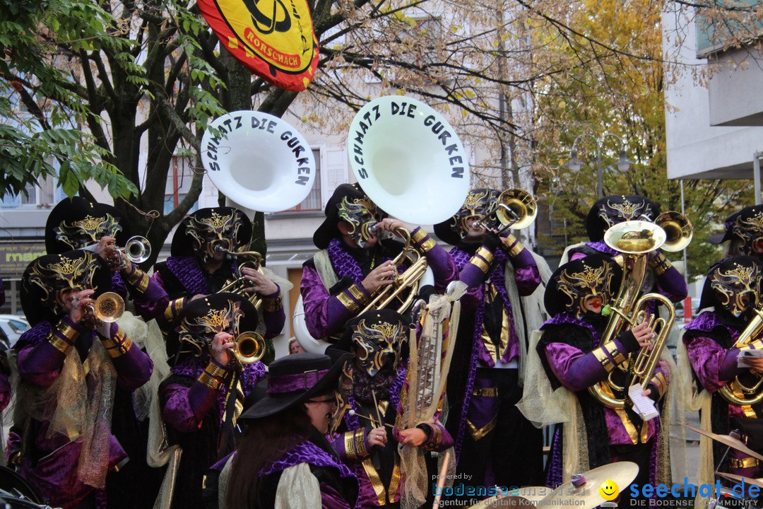 Einguggen: Fasnet-Beginn: Rorschach - Schweiz, 11.11.2016