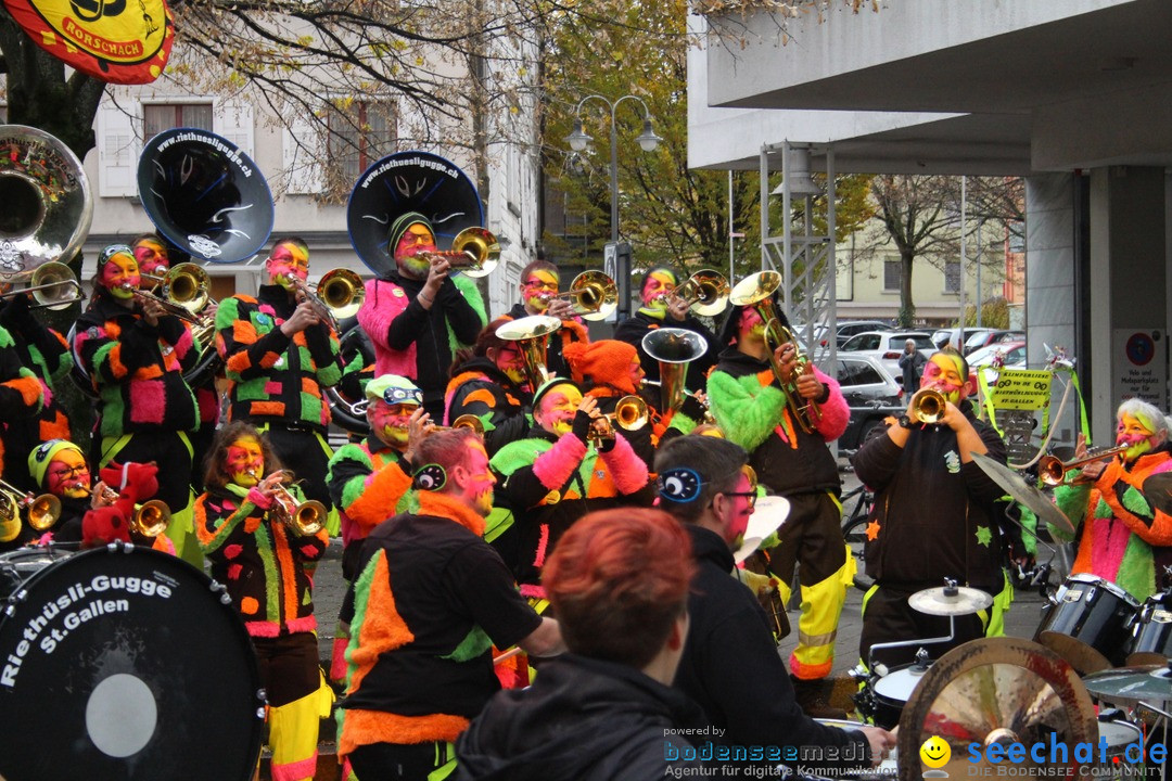 Einguggen: Fasnet-Beginn: Rorschach - Schweiz, 11.11.2016