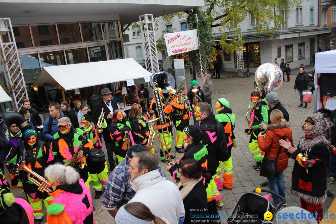 Einguggen: Fasnet-Beginn: Rorschach - Schweiz, 11.11.2016