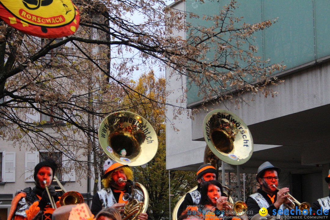 Einguggen: Fasnet-Beginn: Rorschach - Schweiz, 11.11.2016