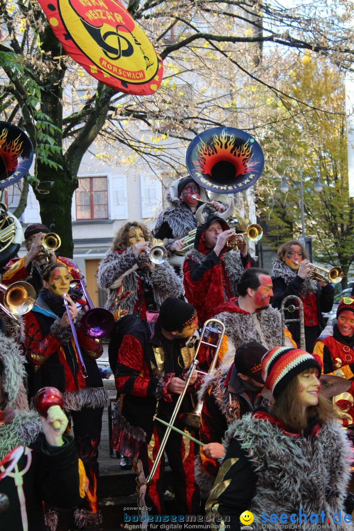 Einguggen: Fasnet-Beginn: Rorschach - Schweiz, 11.11.2016