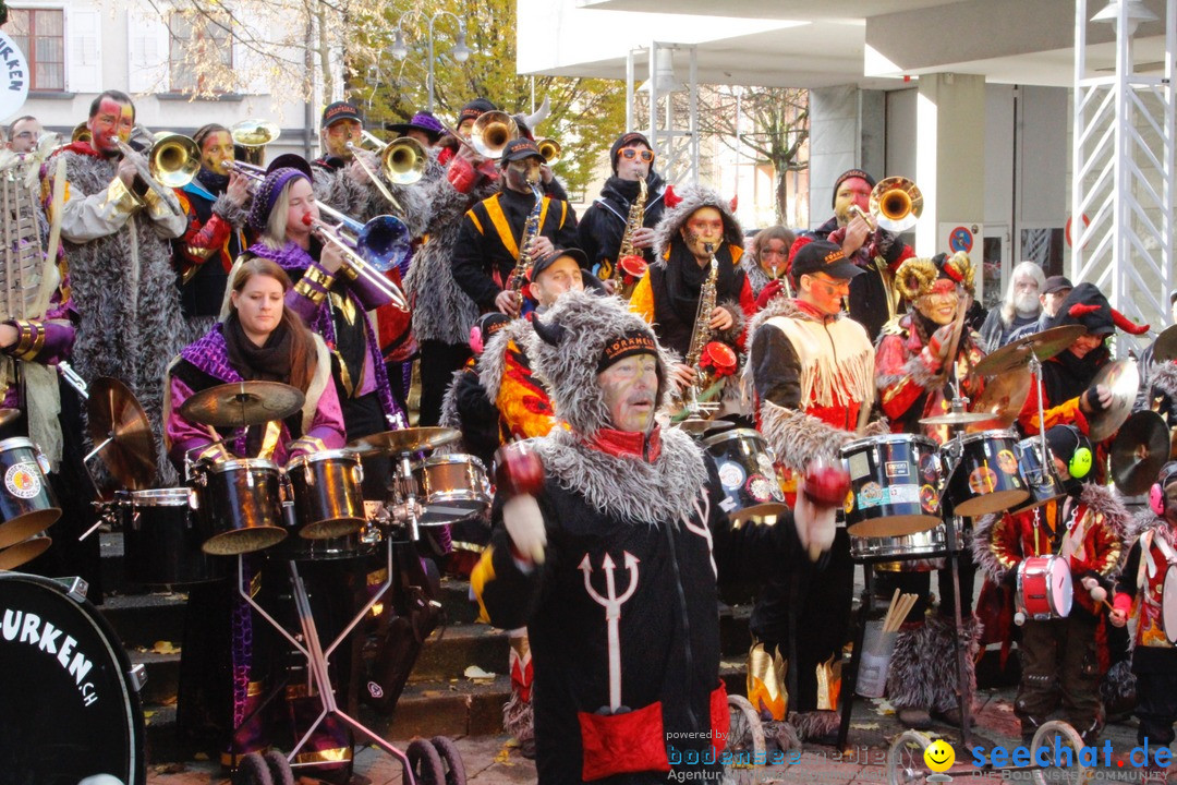 Einguggen: Fasnet-Beginn: Rorschach - Schweiz, 11.11.2016