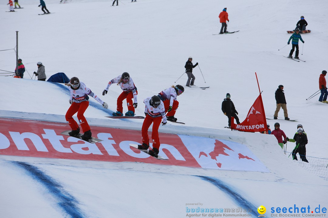 Finale FIS Snowboard Cross Weltcup Team Event: Montafon, 18.12.2016