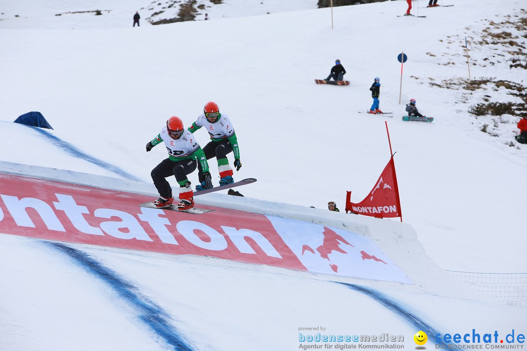 Finale FIS Snowboard Cross Weltcup Team Event: Montafon, 18.12.2016