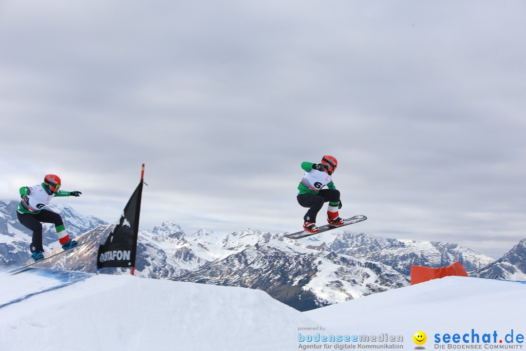 Finale FIS Snowboard Cross Weltcup Team Event: Montafon, 18.12.2016