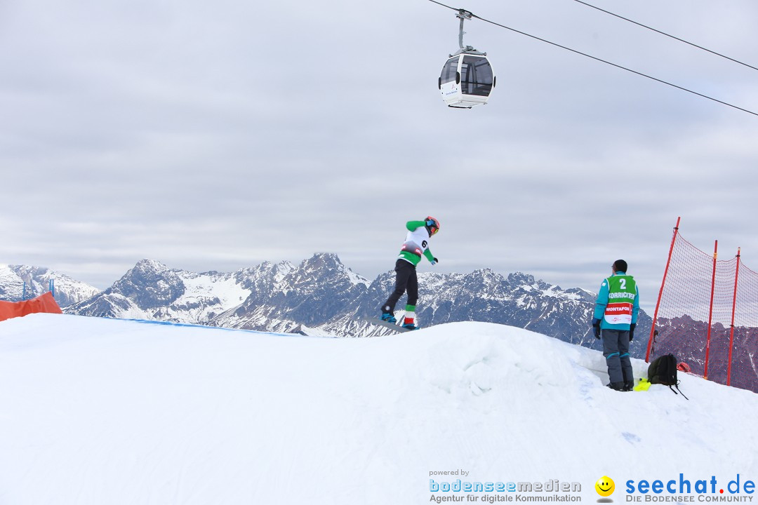 Finale FIS Snowboard Cross Weltcup Team Event: Montafon, 18.12.2016