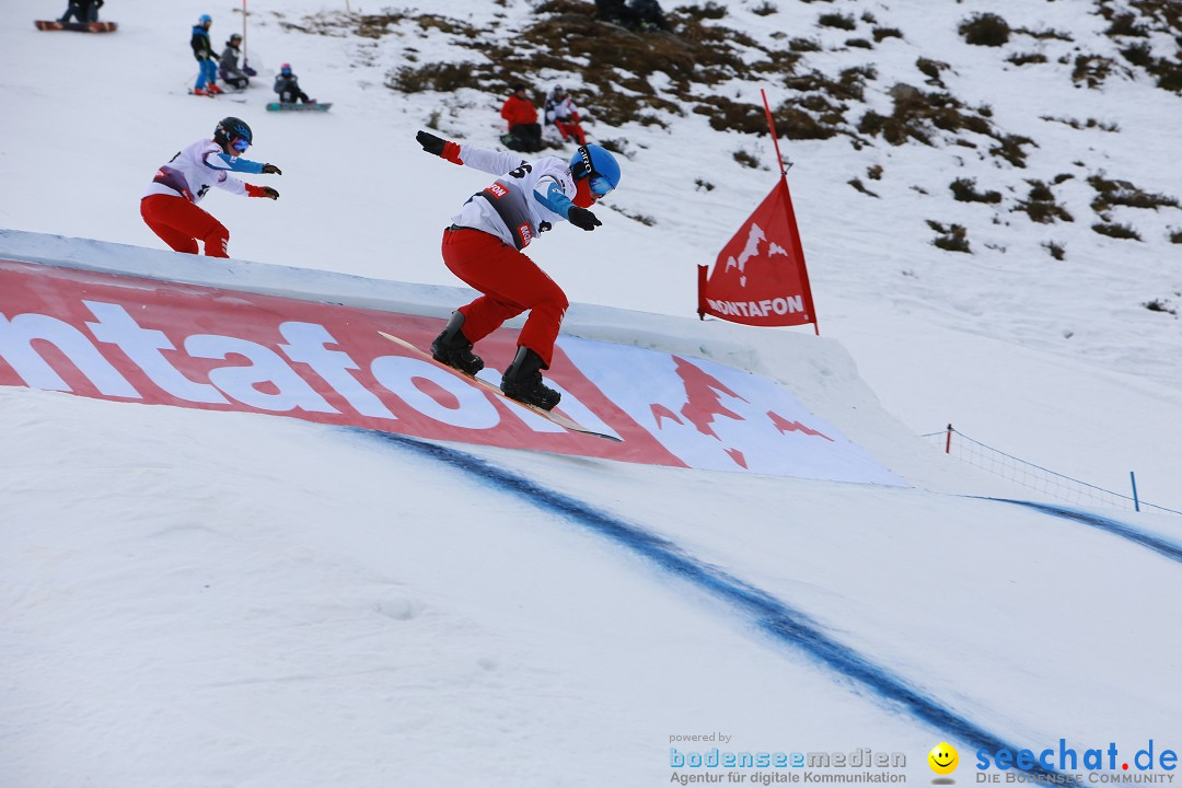 Finale FIS Snowboard Cross Weltcup Team Event: Montafon, 18.12.2016