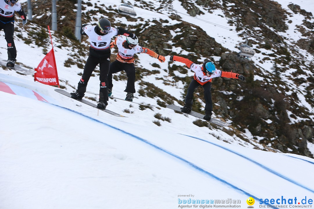 Finale FIS Snowboard Cross Weltcup Team Event: Montafon, 18.12.2016