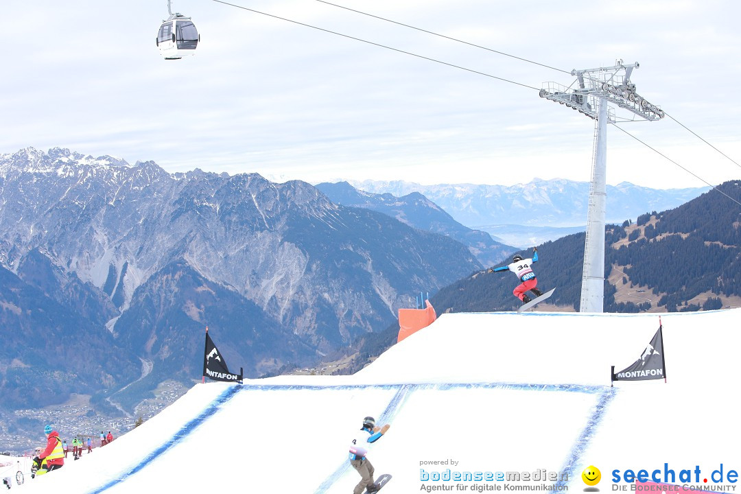 Finale FIS Snowboard Cross Weltcup Team Event: Montafon, 18.12.2016