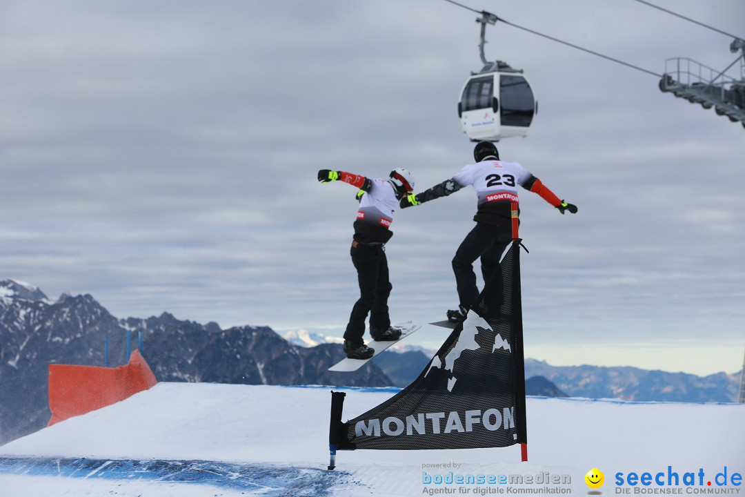 Finale FIS Snowboard Cross Weltcup Team Event: Montafon, 18.12.2016