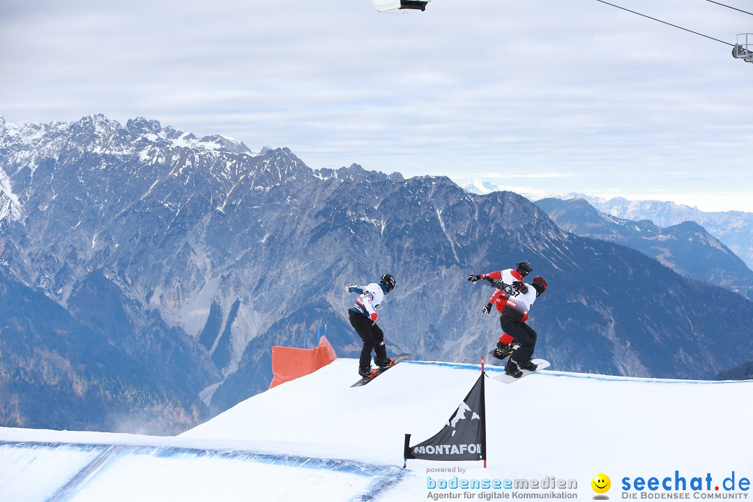 Finale FIS Snowboard Cross Weltcup Team Event: Montafon, 18.12.2016