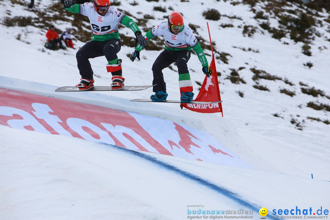 Finale FIS Snowboard Cross Weltcup Team Event: Montafon, 18.12.2016