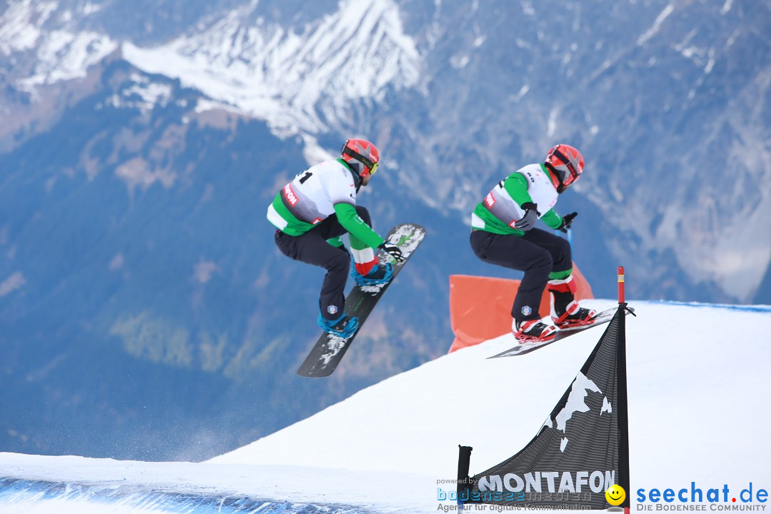 Finale FIS Snowboard Cross Weltcup Team Event: Montafon, 18.12.2016