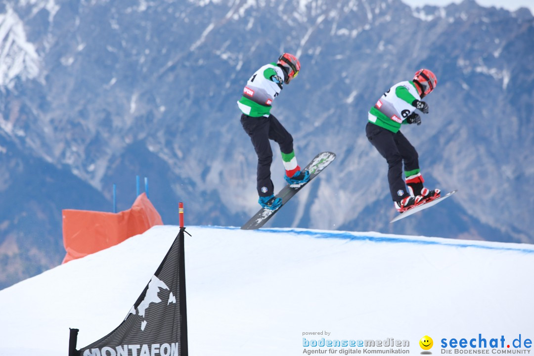 Finale FIS Snowboard Cross Weltcup Team Event: Montafon, 18.12.2016