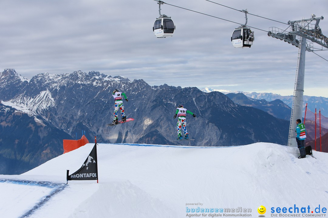 Finale FIS Snowboard Cross Weltcup Team Event: Montafon, 18.12.2016