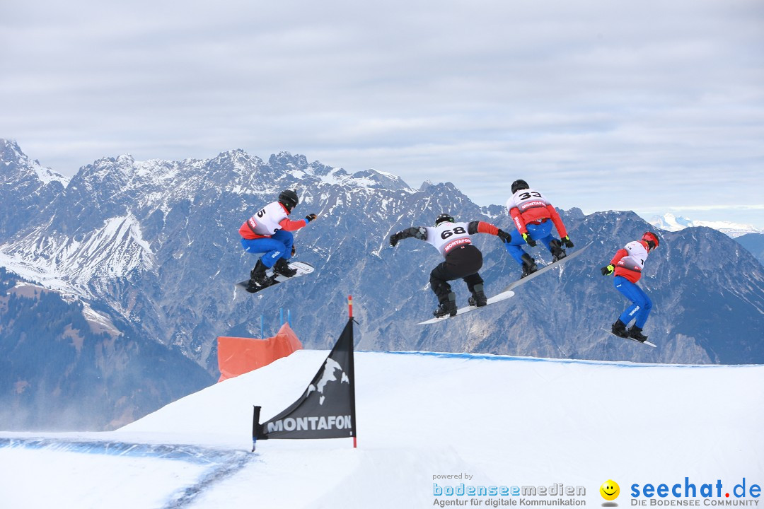 Finale FIS Snowboard Cross Weltcup Team Event: Montafon, 18.12.2016