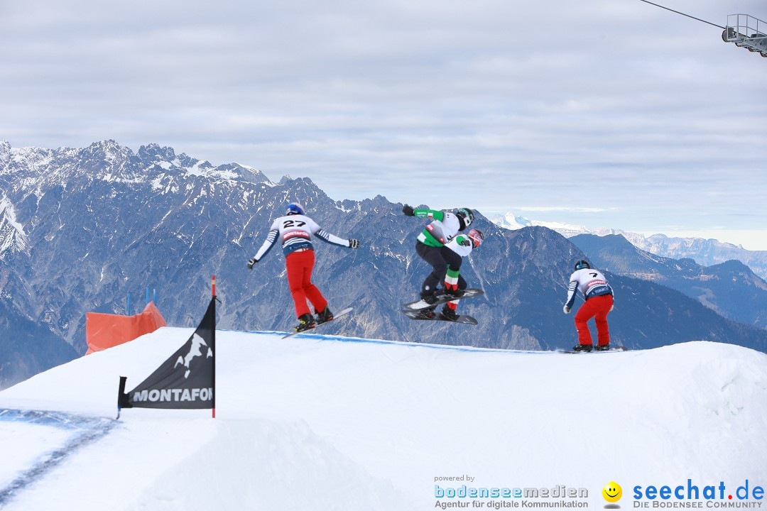 Finale FIS Snowboard Cross Weltcup Team Event: Montafon, 18.12.2016