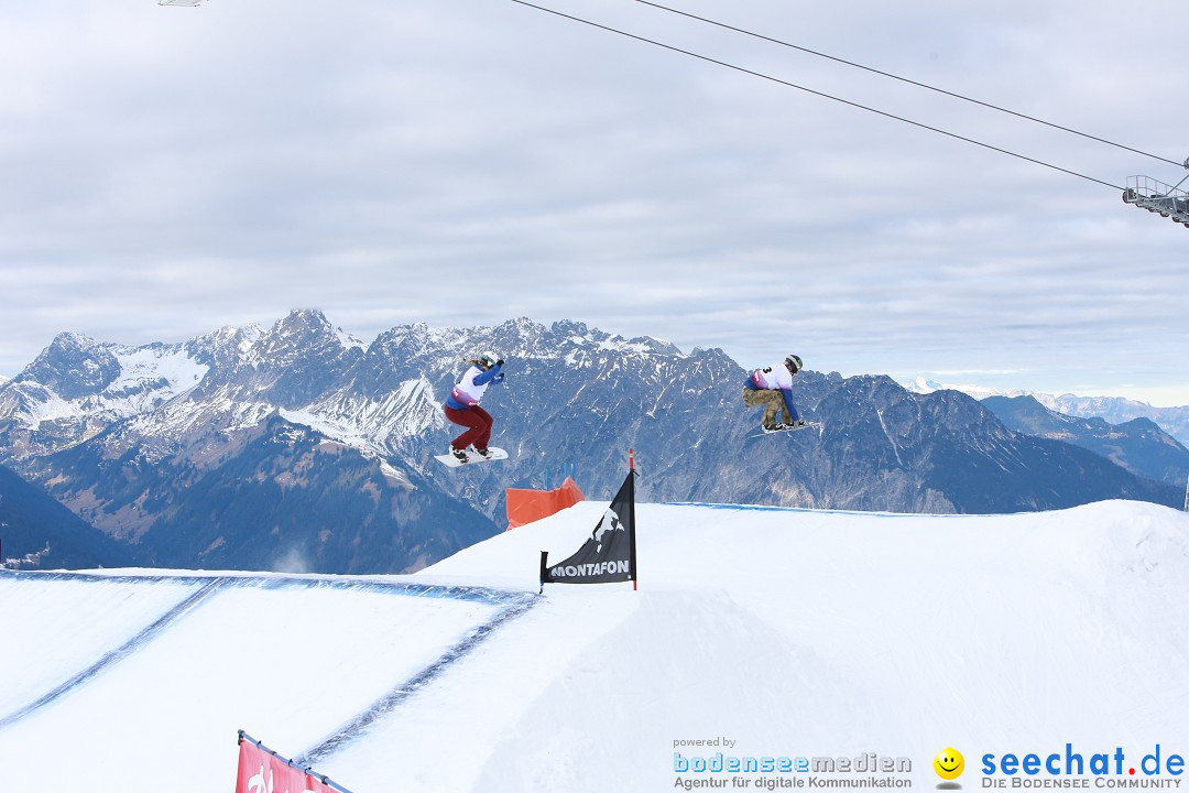 Finale FIS Snowboard Cross Weltcup Team Event: Montafon, 18.12.2016