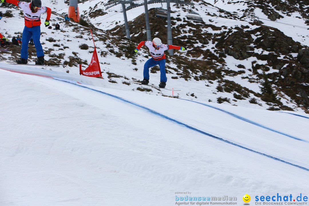 Finale FIS Snowboard Cross Weltcup Team Event: Montafon, 18.12.2016