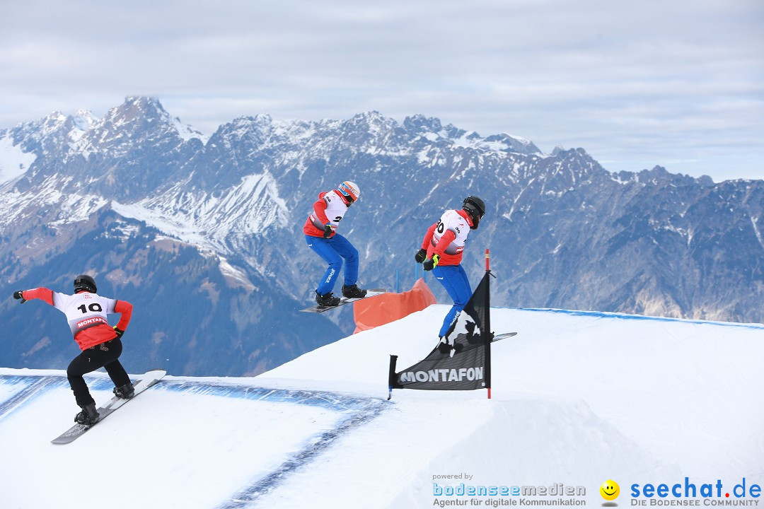 Finale FIS Snowboard Cross Weltcup Team Event: Montafon, 18.12.2016