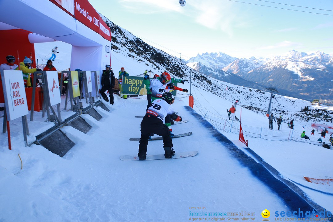 Finale FIS Snowboard Cross Weltcup Team Event: Montafon, 18.12.2016