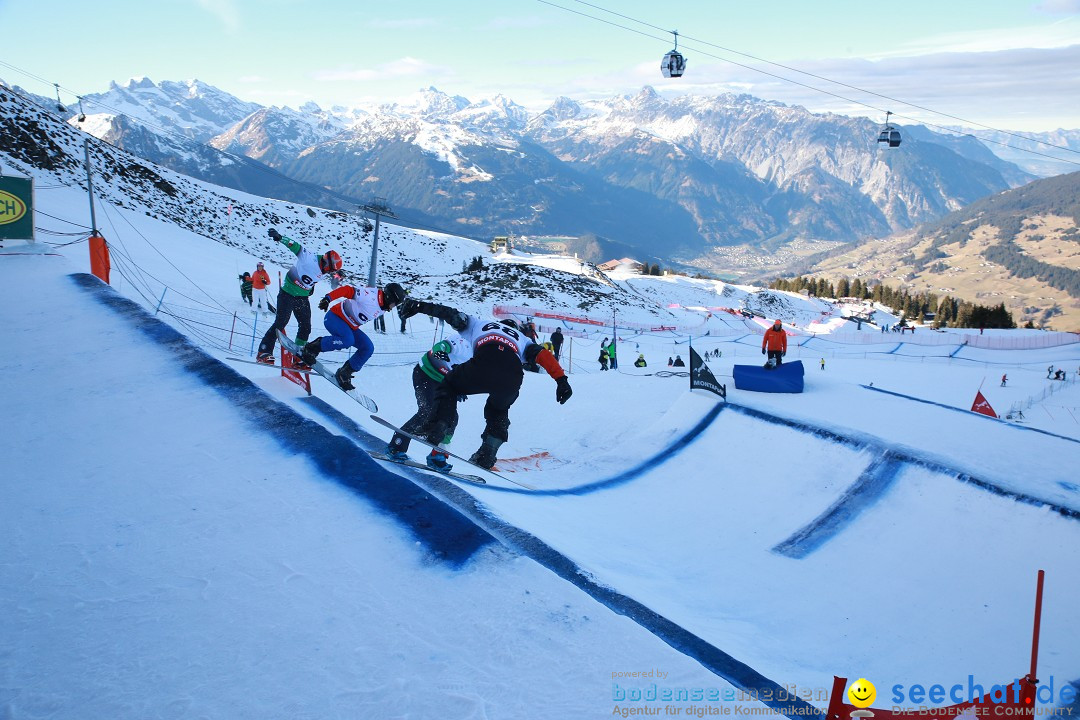 Finale FIS Snowboard Cross Weltcup Team Event: Montafon, 18.12.2016