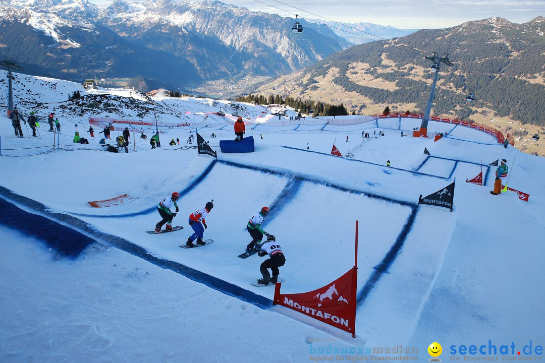 Finale FIS Snowboard Cross Weltcup Team Event: Montafon, 18.12.2016