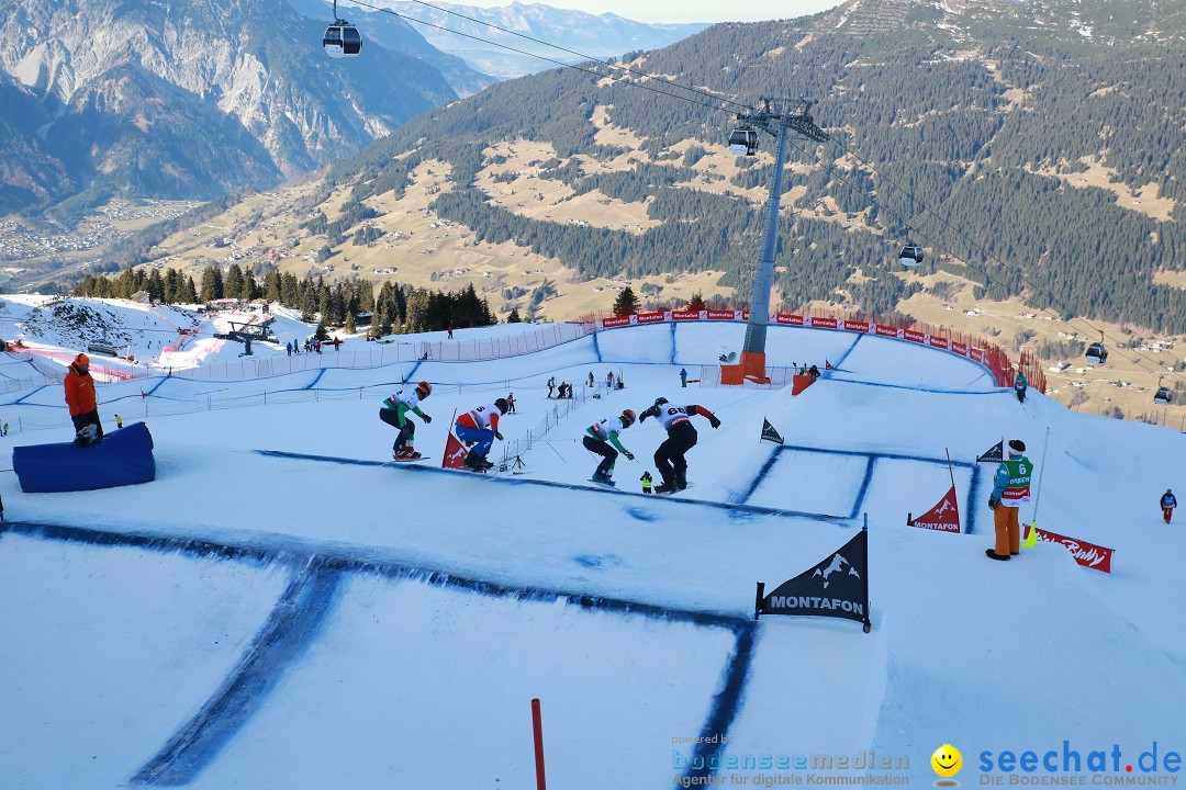 Finale FIS Snowboard Cross Weltcup Team Event: Montafon, 18.12.2016