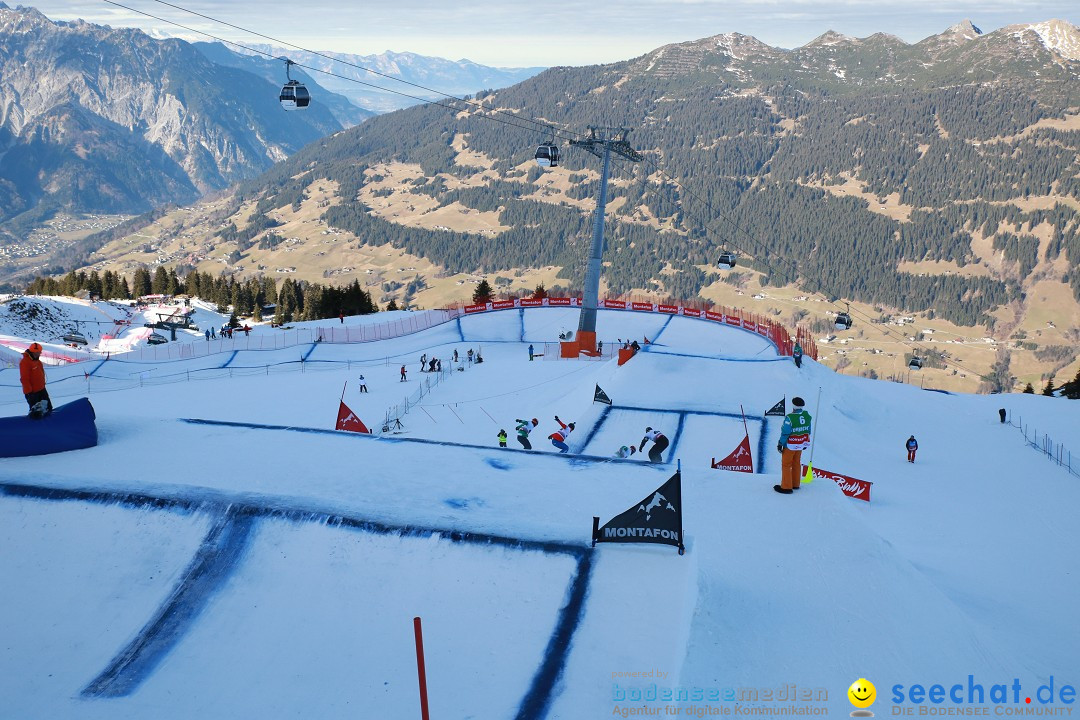 Finale FIS Snowboard Cross Weltcup Team Event: Montafon, 18.12.2016