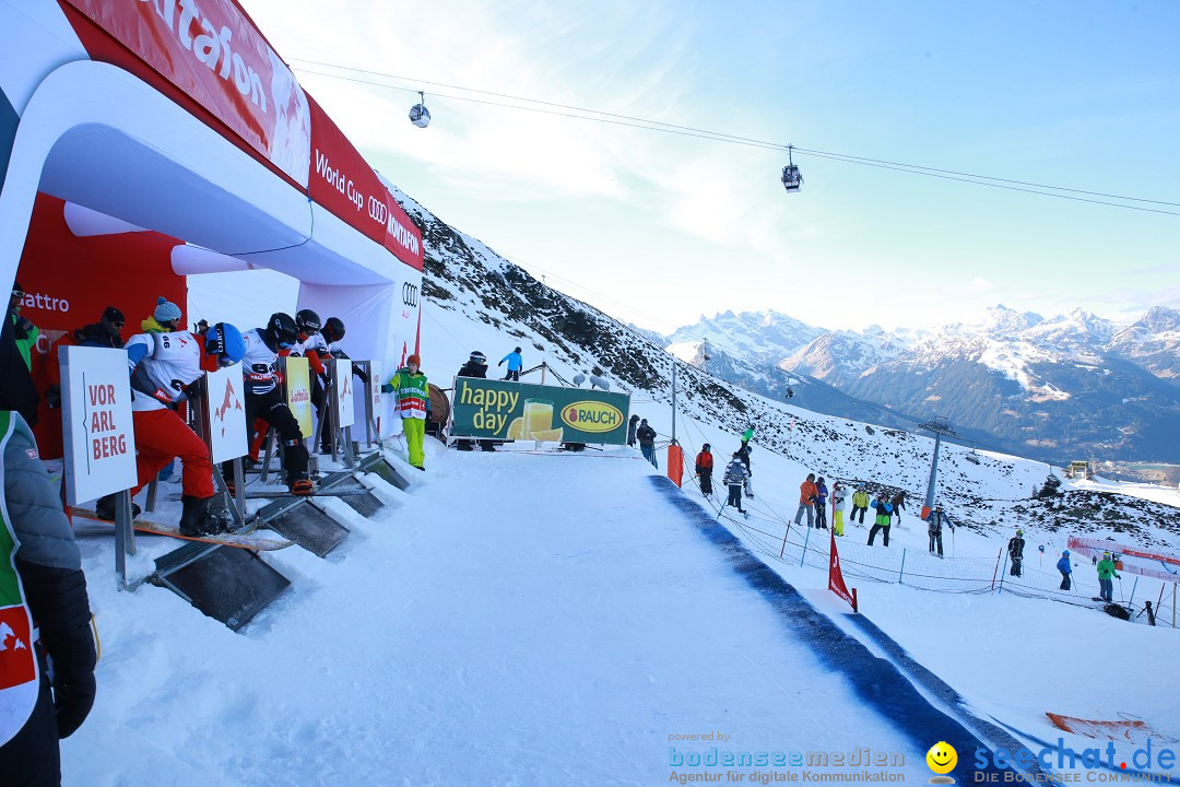 Finale FIS Snowboard Cross Weltcup Team Event: Montafon, 18.12.2016