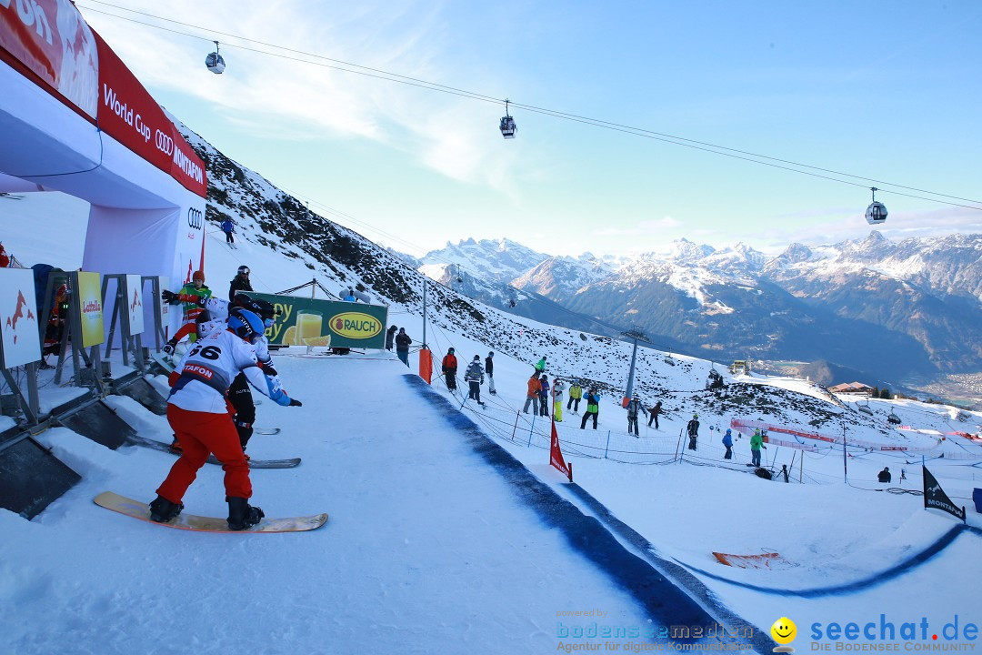 Finale FIS Snowboard Cross Weltcup Team Event: Montafon, 18.12.2016