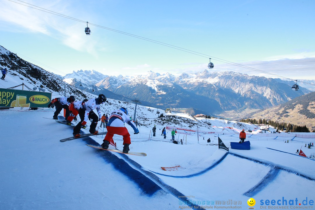 Finale FIS Snowboard Cross Weltcup Team Event: Montafon, 18.12.2016