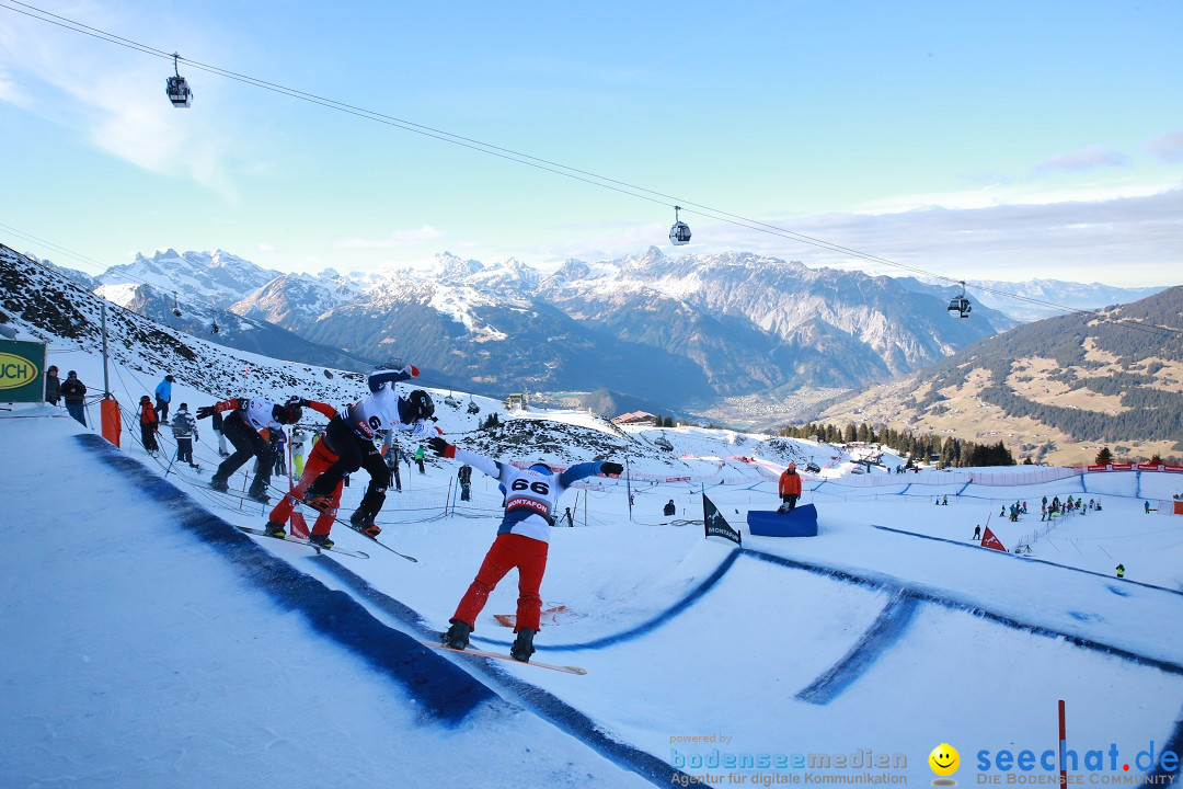 Finale FIS Snowboard Cross Weltcup Team Event: Montafon, 18.12.2016